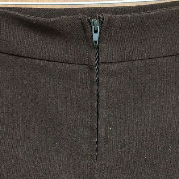 Skirt. Sexy brown skirt by Lola laying flat waist measures 16 I think that makes - Picture 4 of 7